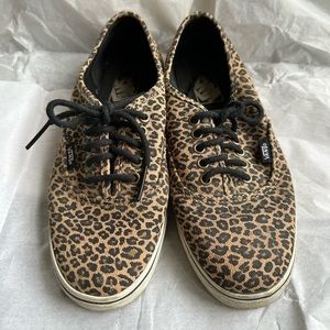 Vans Lo Low Profile Sneakers Animal Print Leopard